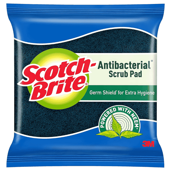 scotch brite antibacterial scrub pad (big) 1 unit 