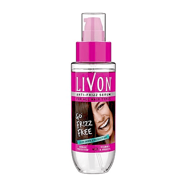 livon anti-frizz serum for all hair types 95 ml