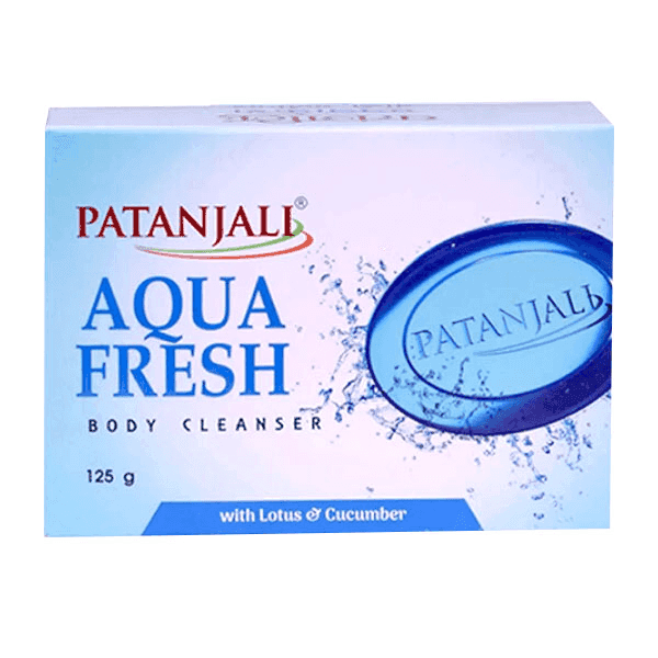 patanjali aqua fresh body cleanser (soap) 125 gm