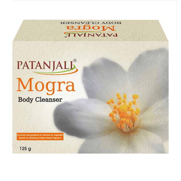 patanjali mogra body cleanser (soap) 125 gm