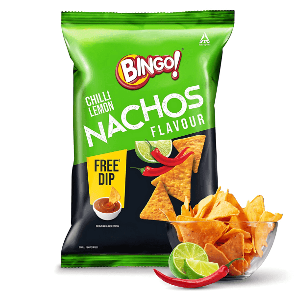 bingo chilli lemon nachos flavour 80 gm