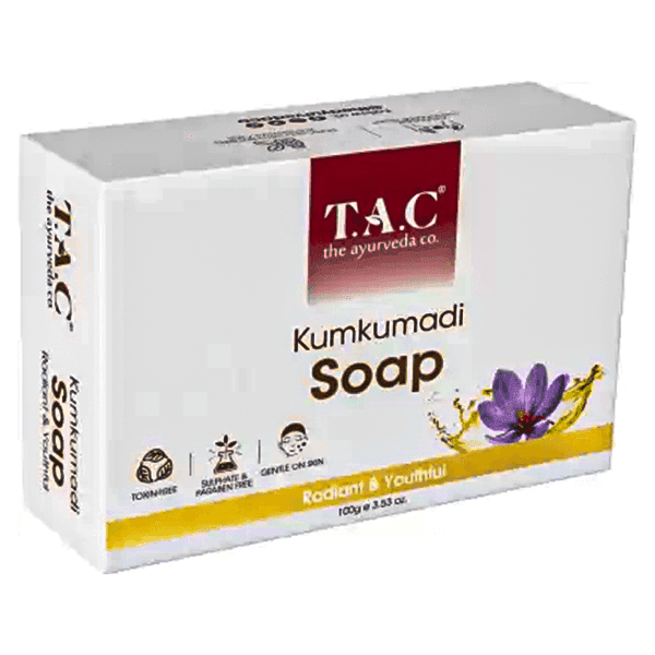 t.a.c the ayurveda co. kumkumadi soap 125 gm