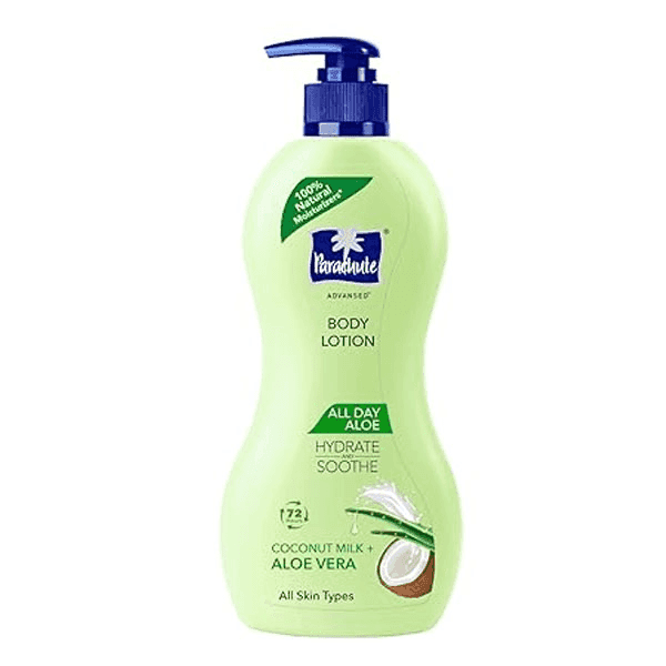 parachute all day aloe body lotion 400 ml