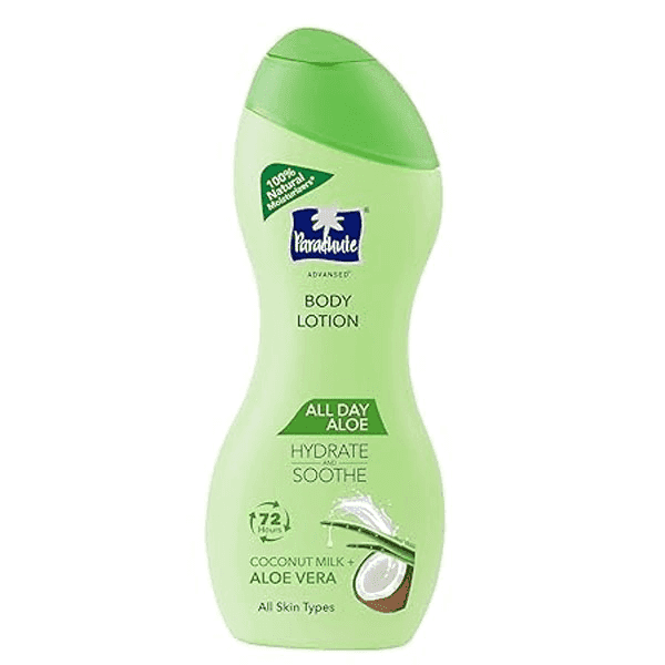 parachute all day aloe body lotion 250 ml