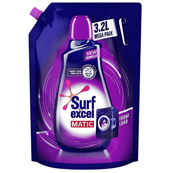 surf excel matic front load liquid detergent 3.2 ltr