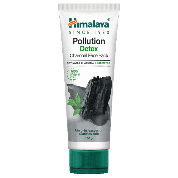 himalaya pollution detox charcoal face pack 100 gm