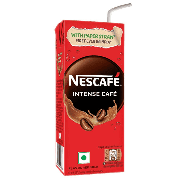 nescafe intense cafe cappuccino flavour milk 180 ml