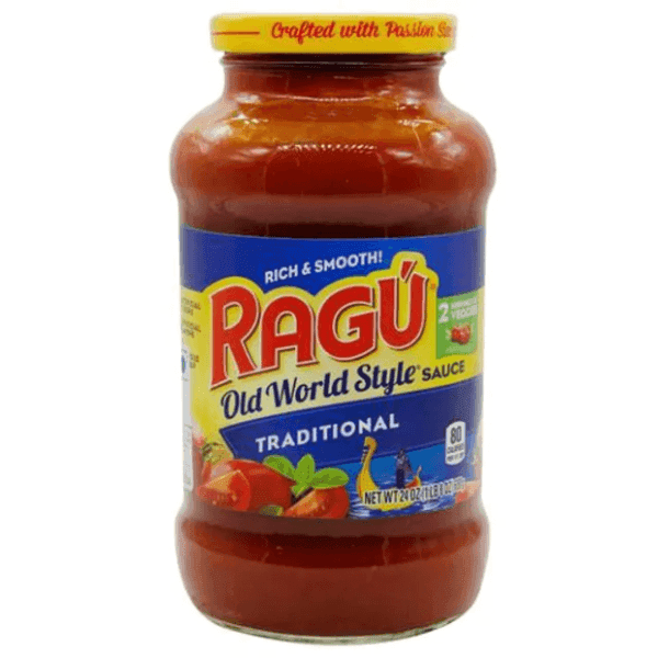 ragu old world style traditional made with olive oil 680 gm