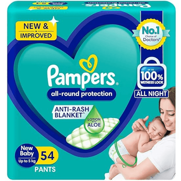 pampers all-round protection pants 54 (new baby up to 5 kg)