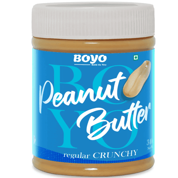 boyo regular crunchy peanut butter 340 gm