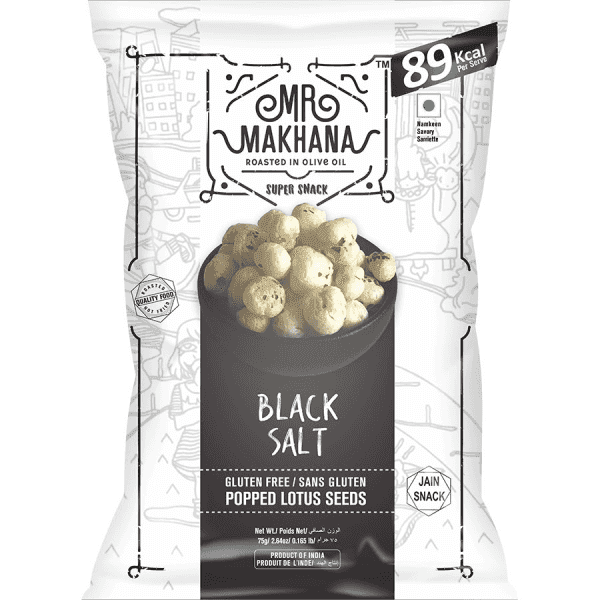 mr makhana black salt 60 gm