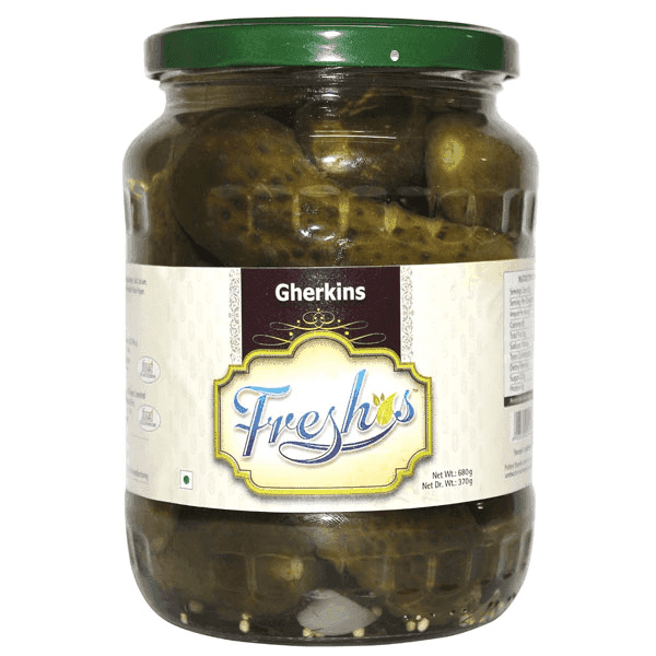 italian garden gherkins 680 gm