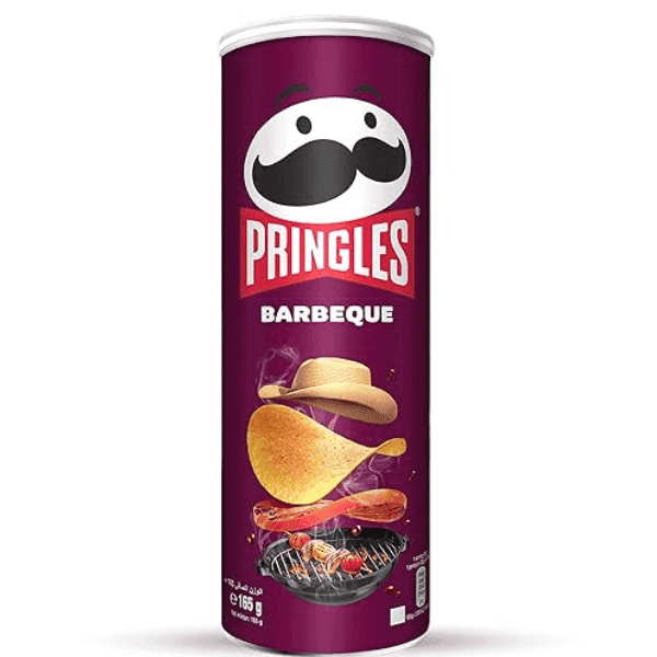 pringles barbeque chips 165 gm