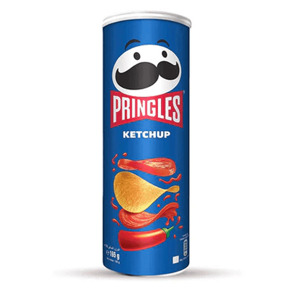 pringles ketchup chips 165 gm