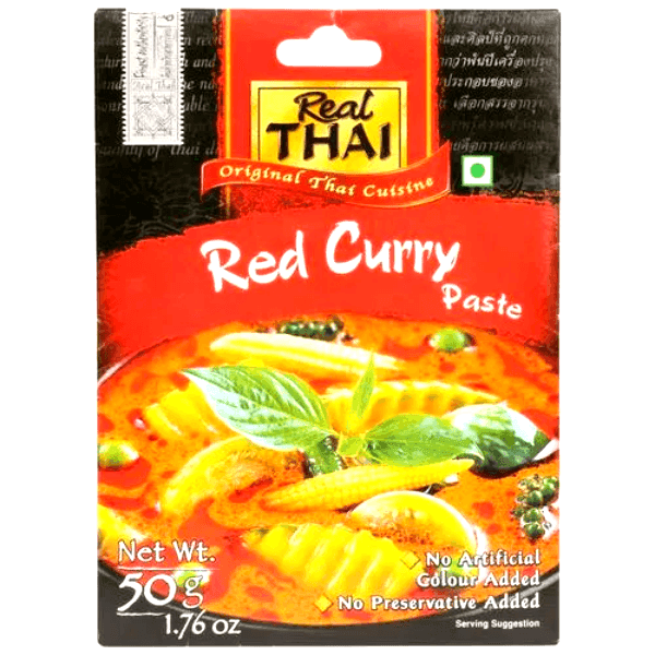 real thai red curry paste 50 gm