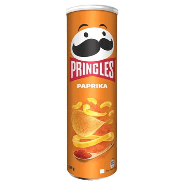 pringles paprika chips 165 gm