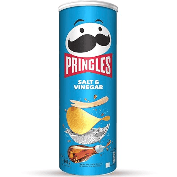 pringles salt & vinegar chips 165 gm