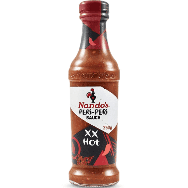 nando's extra hot peri-peri sauce 250 gm