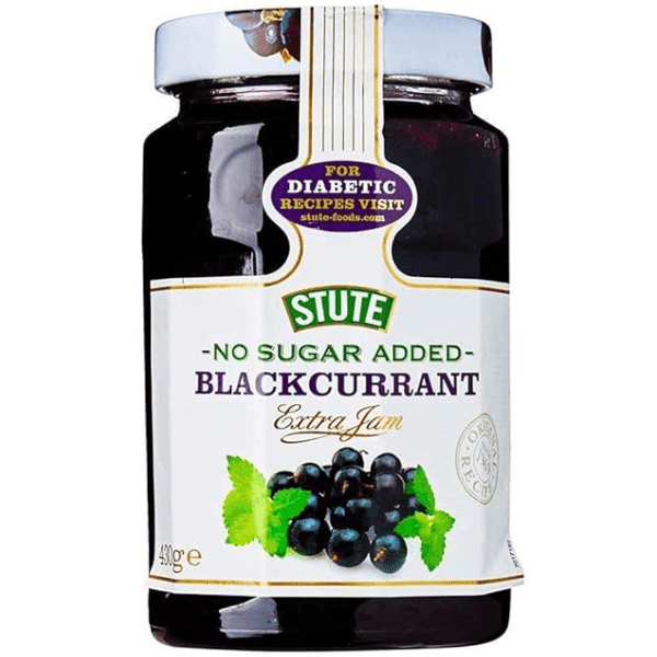stute black currant extra jam 430 gm