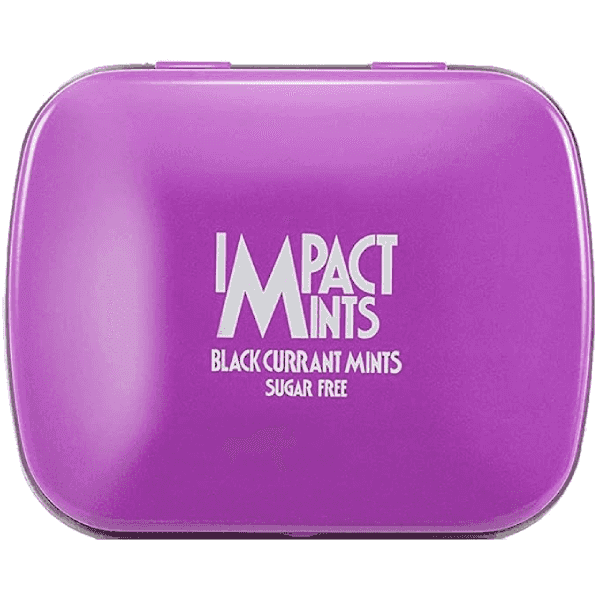 impact sugar free blackcurrant mints 14 gm