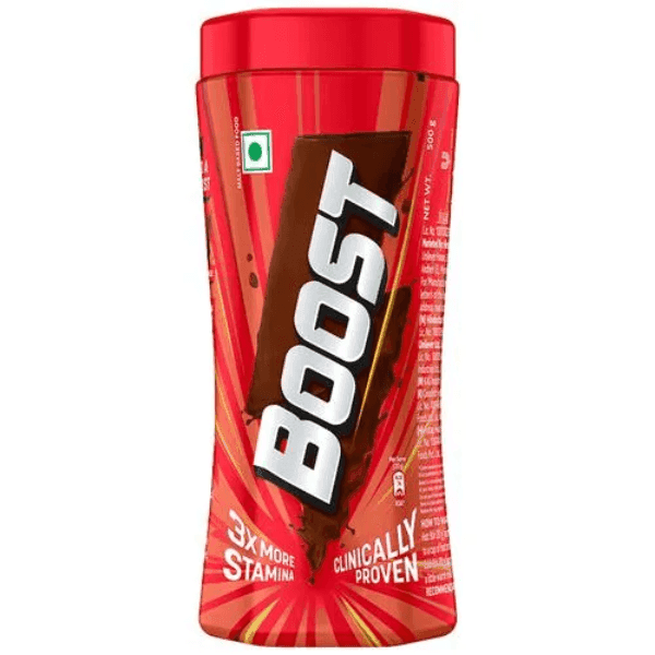 boost 3x more stamina powder 500 gm (jar)