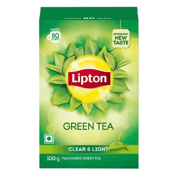 lipton green tea clear & light 100 gm