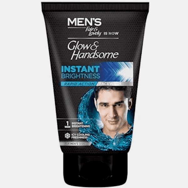 glow & handsome instant brightness rapid action face wash 50 gm
