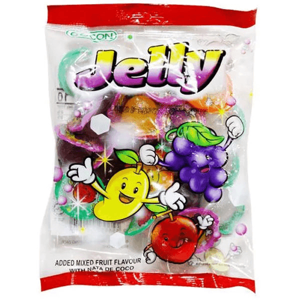 cocon jelly mixed fruit flavour 300 gm (15 gm*20 cups)