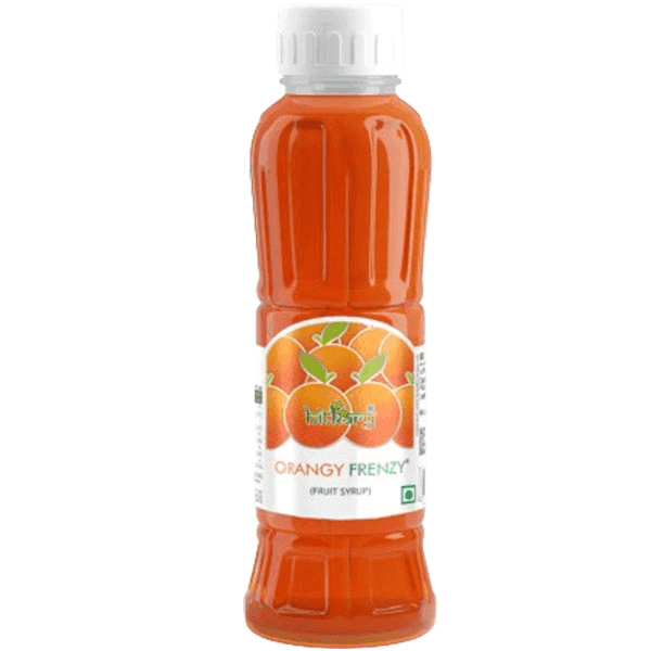 hitkary orangy frenzy fruit syrup 700 ml