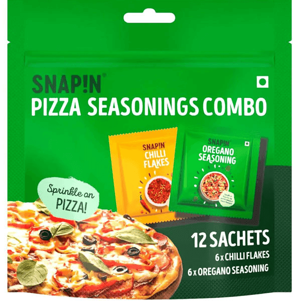 snapin pizza seasonings combo 12 sachets 42 gm