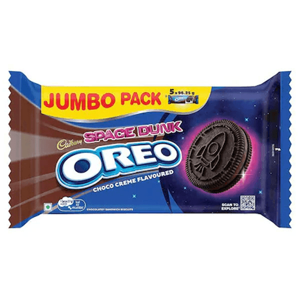 cadbury oreo choco creme flavoured jumbo pack biscuits 481.25 gm