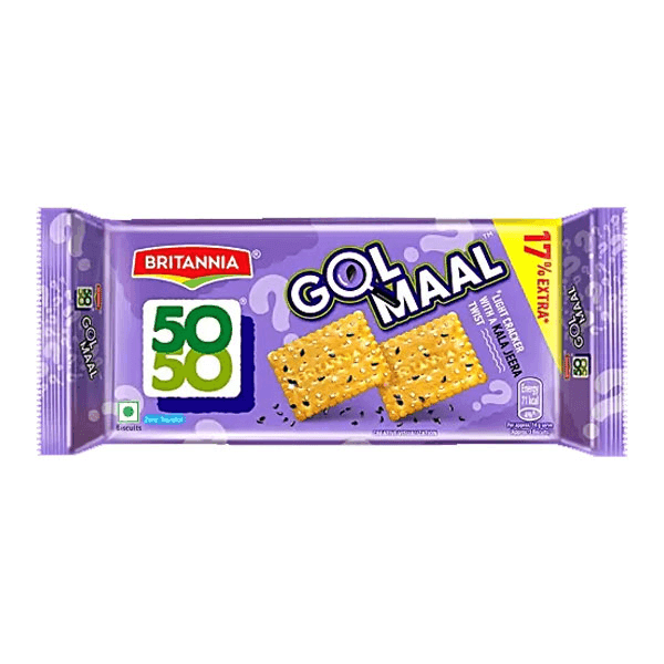 britannia 50-50 gol maal biscuits 170 gm