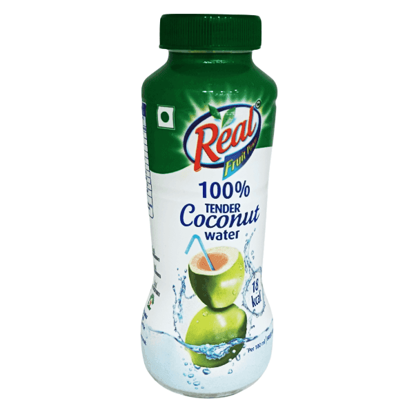 real 100% tender coconut water 200 ml