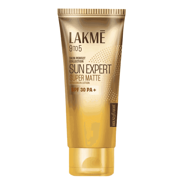 lakme 9 to 5 sun expert super matte sunscreen lotion spf 30 pa++ 50 ml