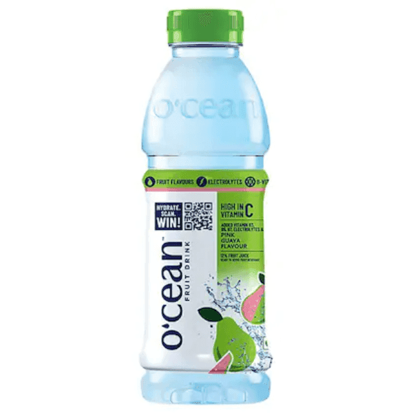o'cean pink guava flavour fruit drink 500 ml