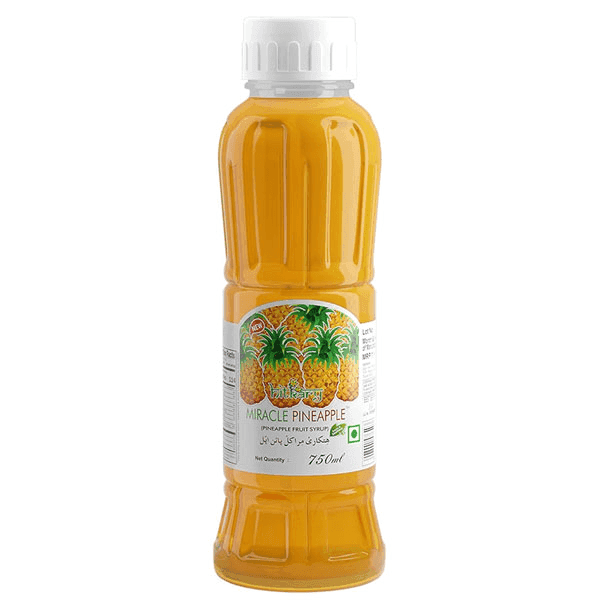 hitkary miracle pineapple fruit syrup 700 ml