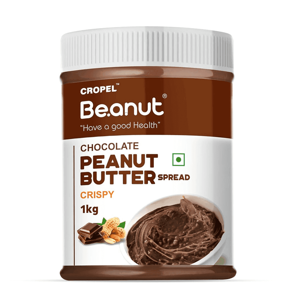 cropel be.anut crispy chocolate peanut butter spread 1 kg