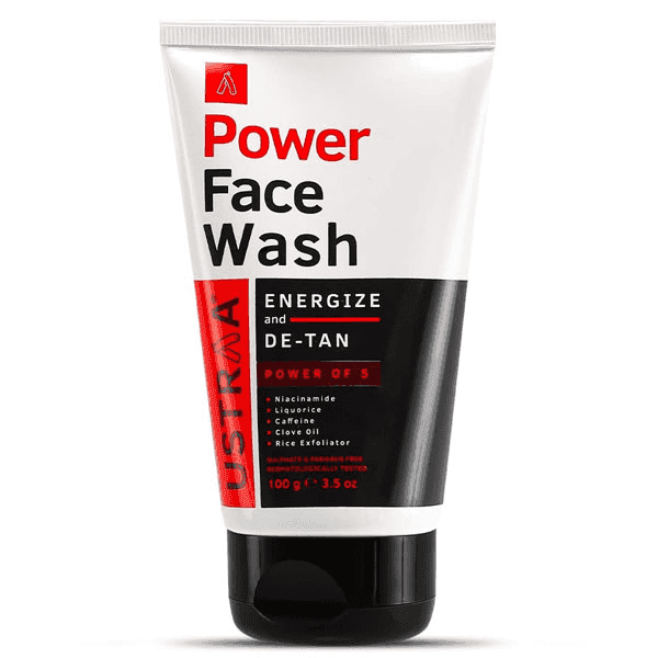 ustraa power energize and de-tan face wash 100 gm