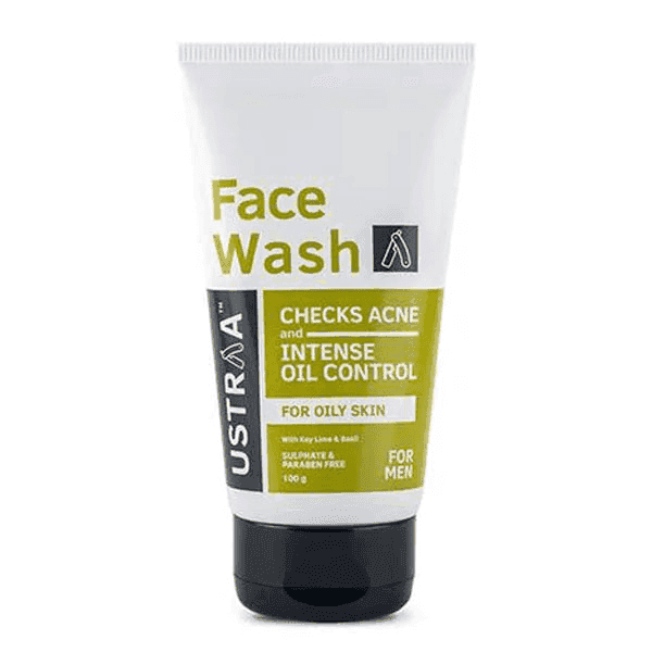 ustraa checks acne and intense oil control face wash 100 gm