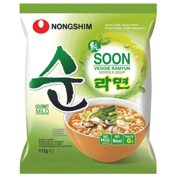 nongshim soon veggie ramyun noodle soup instant noodles 112 gm