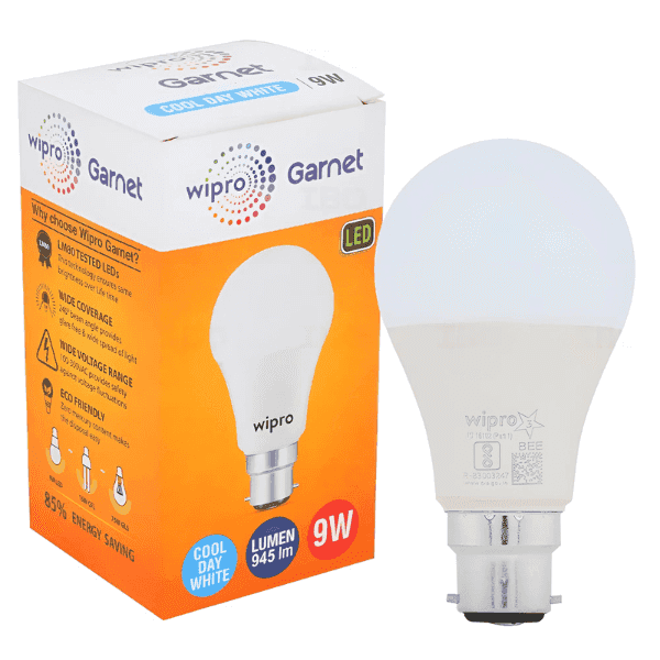 Wipro 9w led bulb price sales