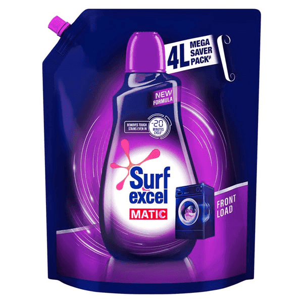 surf excel matic front load liquid detergent 4 ltr