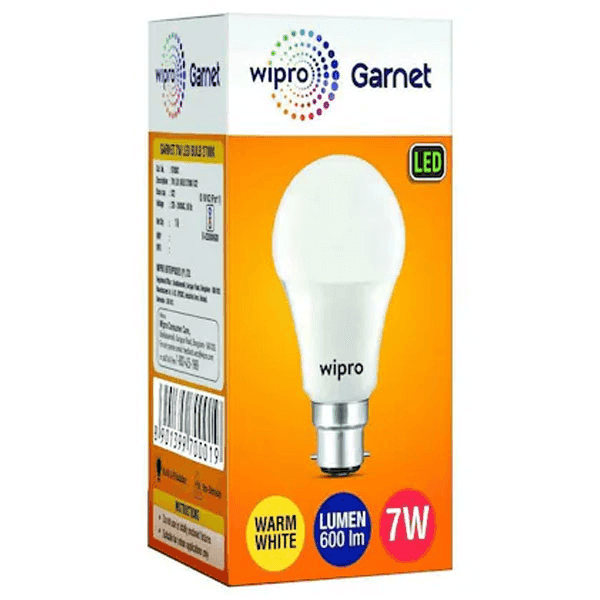 wipro garnet led bulb 7 w