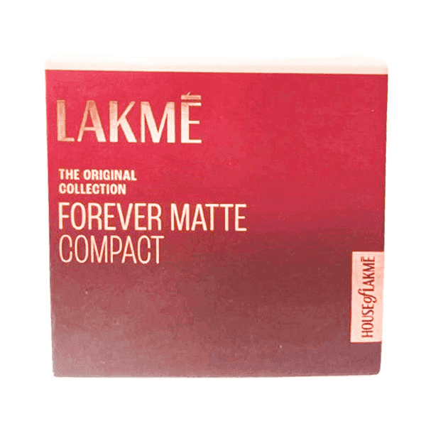 lakme forever matte face it compact (natural pearl) 9 gm 