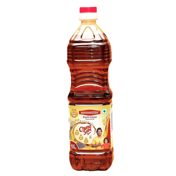 mahakosh kachi ghani mustard oil 910 gm