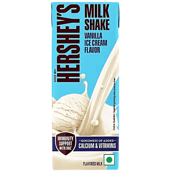 hershey's vanilla ice cream flavor milk shake 180 ml