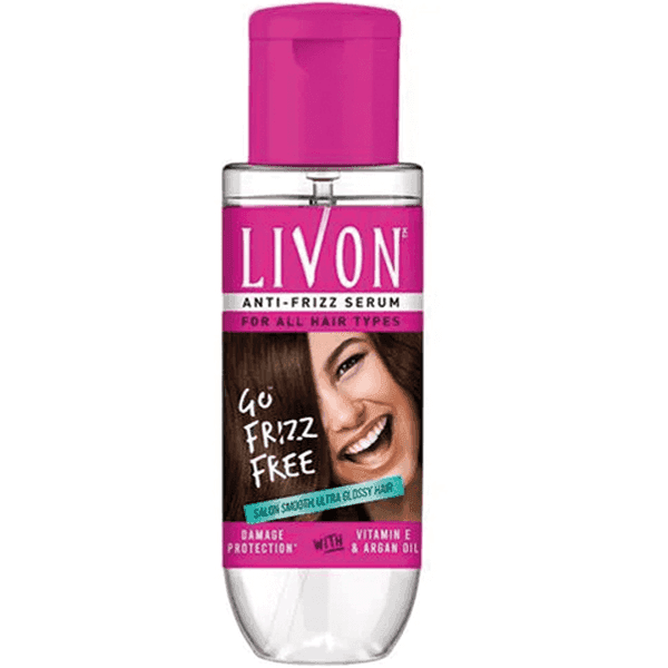 livon anti-frizz serum for all hair types 20 ml