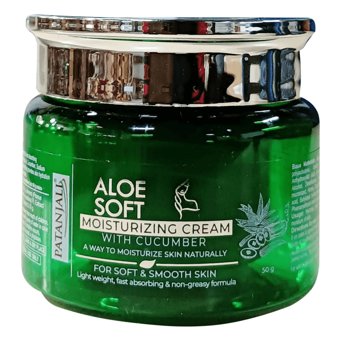 patanjali aloe soft moisturizing cream 50 gm