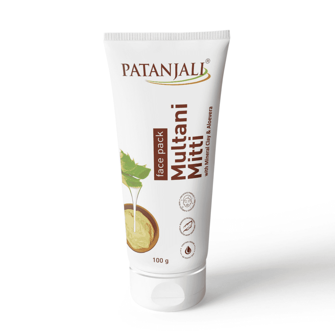patanjali multani mitti face pack 100 gm