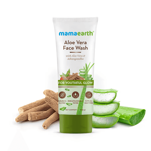 mamaearth aloe vera face wash 100 ml
